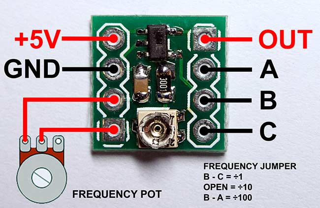 LTC1799 PCB module wiring