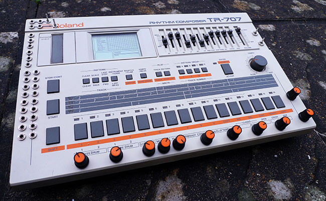Modified TR707 with pitch controls