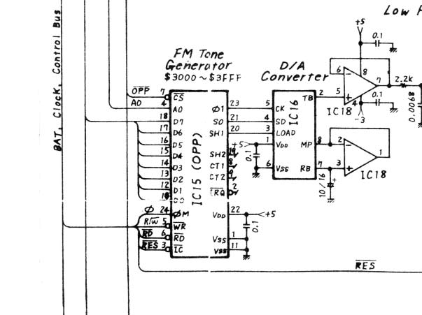 DX100 FM chip