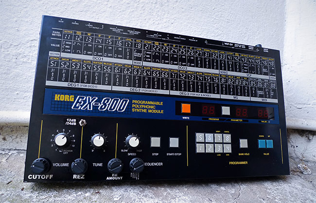 Modified Korg EX800