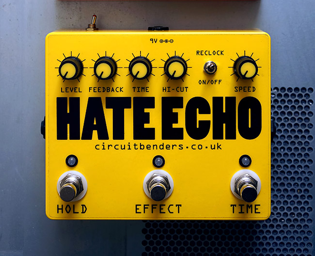 hate echo delay pedal
