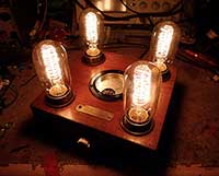 Steampunk lamp small