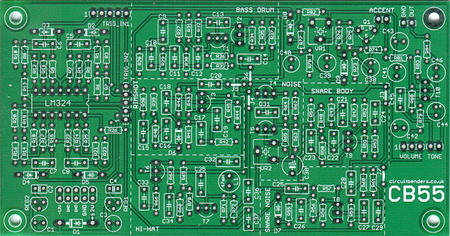 circuitbenders CB55 - boss DR55 clone